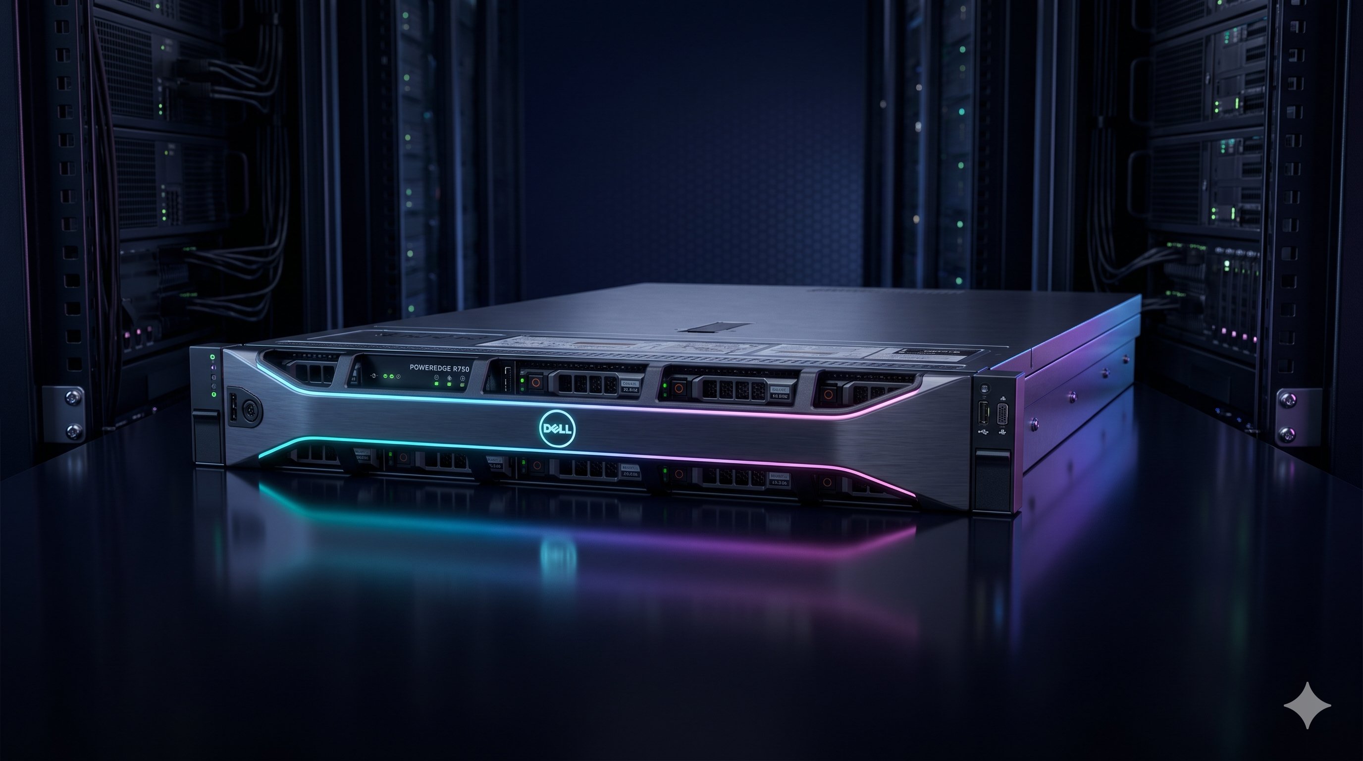 Dell PowerEdge Redoubt appliance in data center rack